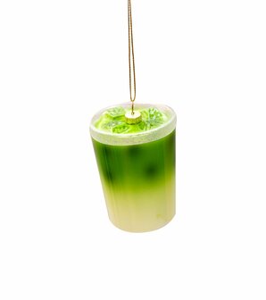 Matcha latte - ornament - yupindeboom 