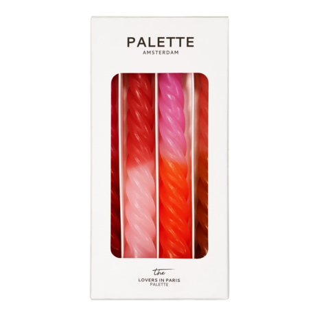 Palette Amsterdam - dip dye kaarsen - set van 4 - Lovers in Paris